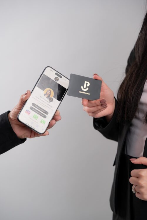 Plastic Digital Business Card