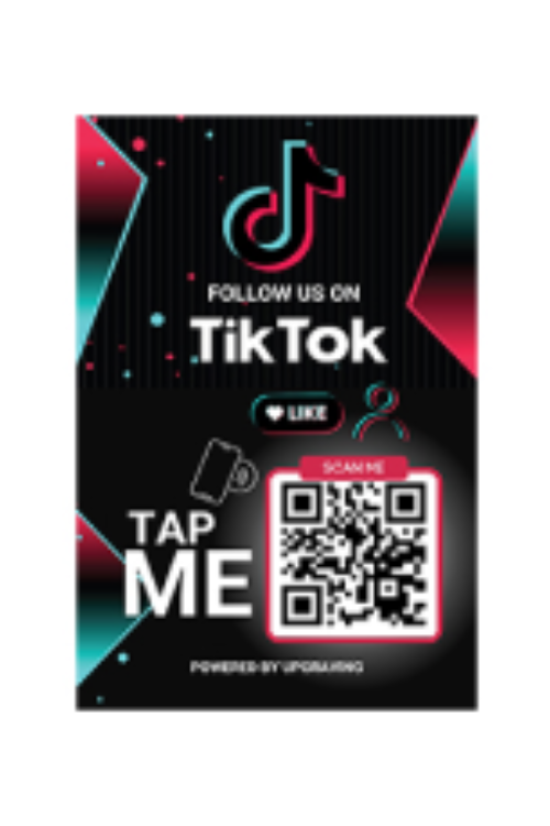 מדבקת עוקבים לטיקטוק